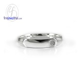 แหวนเพชร แหวนแพลทินัม แหวนหมั้นเพชร แหวนแต่งงาน -R1250DPT
